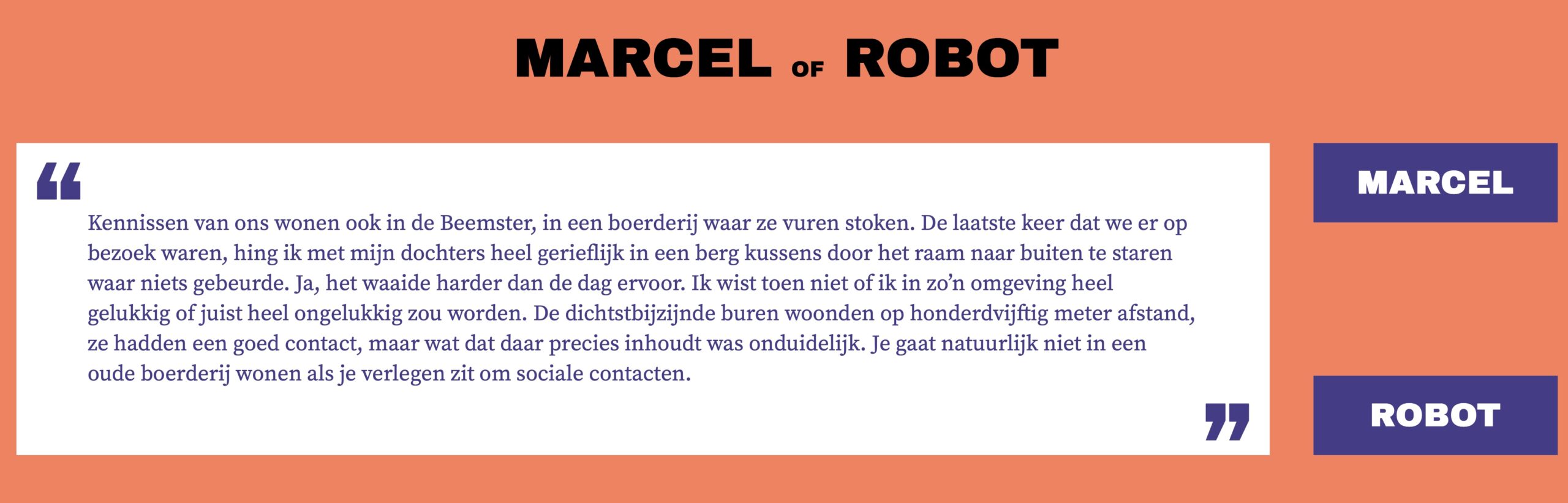 marcel of robot screenshot van de gelijknamige vergelijksite
