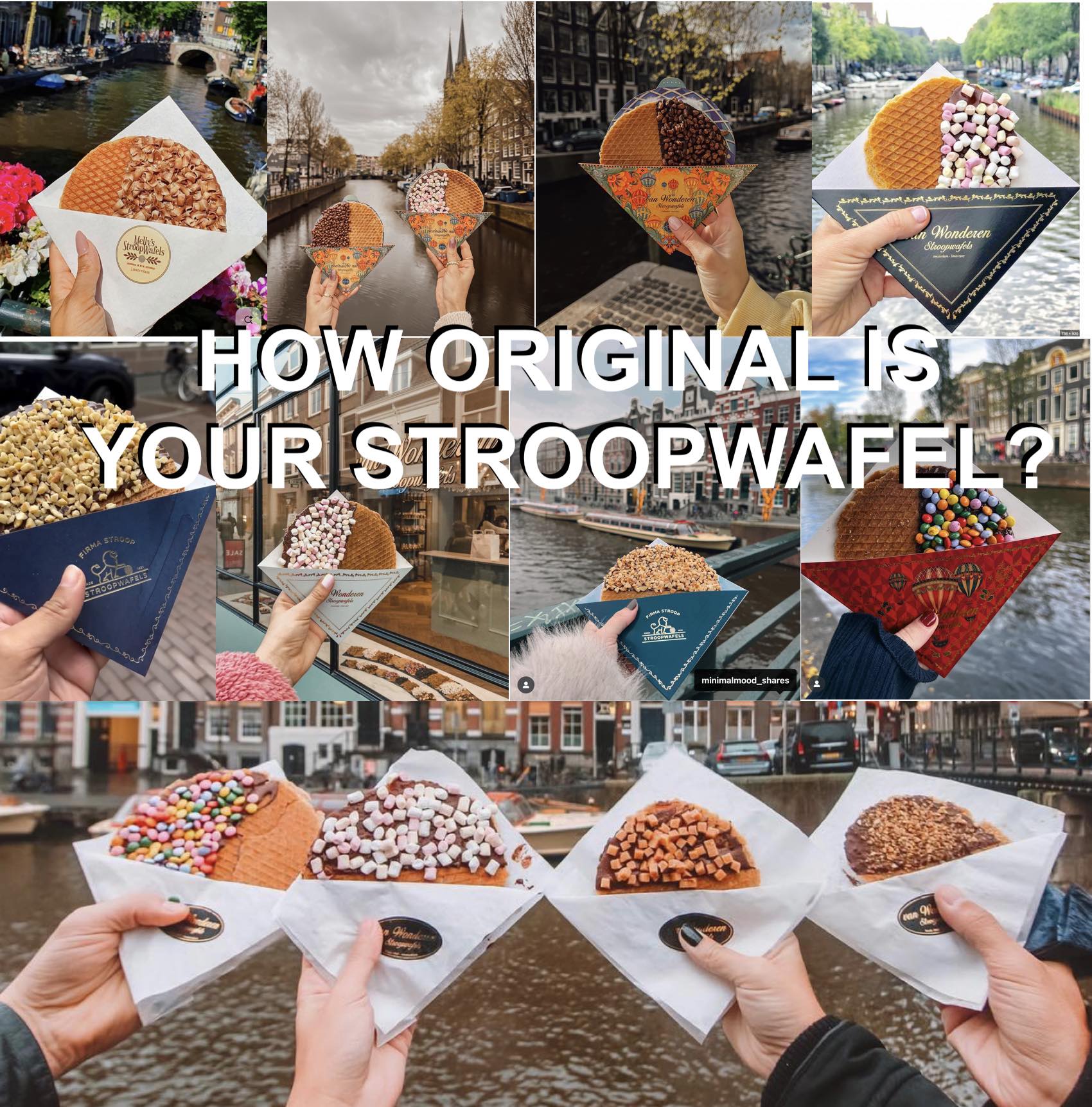 Typical Dutch food? The 'stroopwafel' is, but not the pimped tourist version.