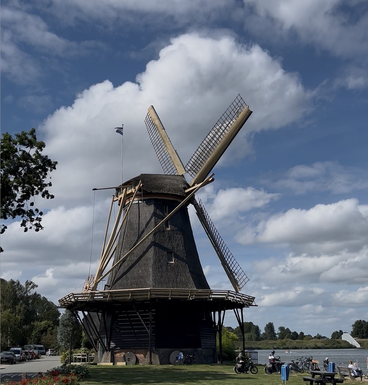 Apart from typical Dutch food, I'll also have you meet some typical Dutch factories... wind powered of course.